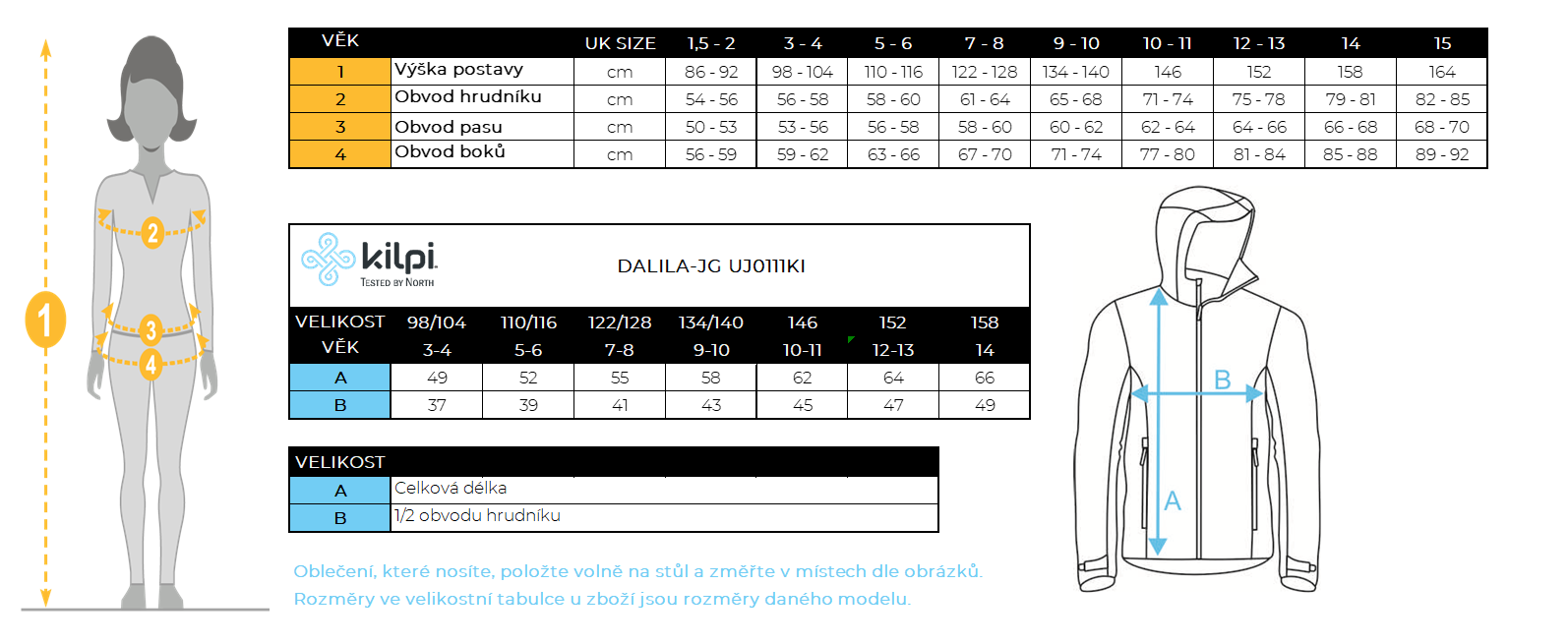 divci bunda Kilpi Dalila